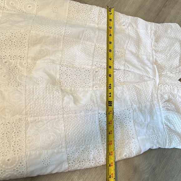 Lilly Pulitzer White Patchwork Eyelet Sleeveless Dress Sz 8 - Picture 12 of 13